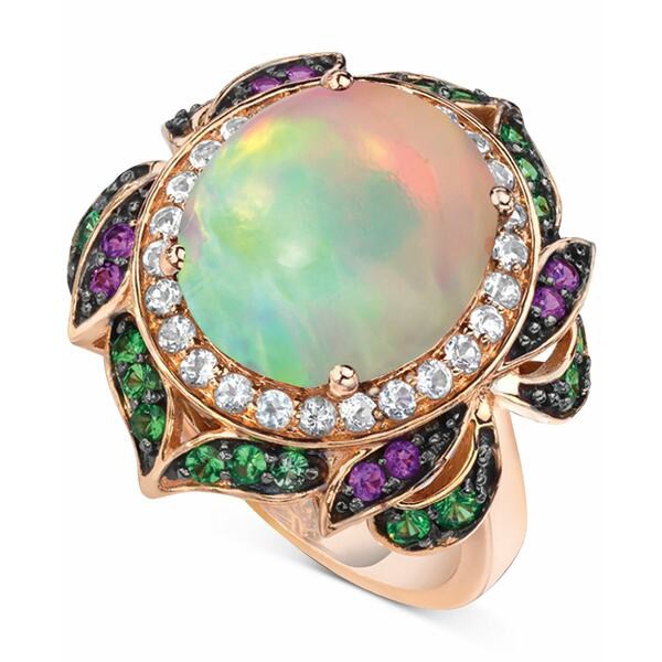 ルヴァン レディース リング アクセサリー Crazy Collection® Multi-Gemstone Statement Ring (5-1/4 ct. t.w.) in 14k Rose Gold Op