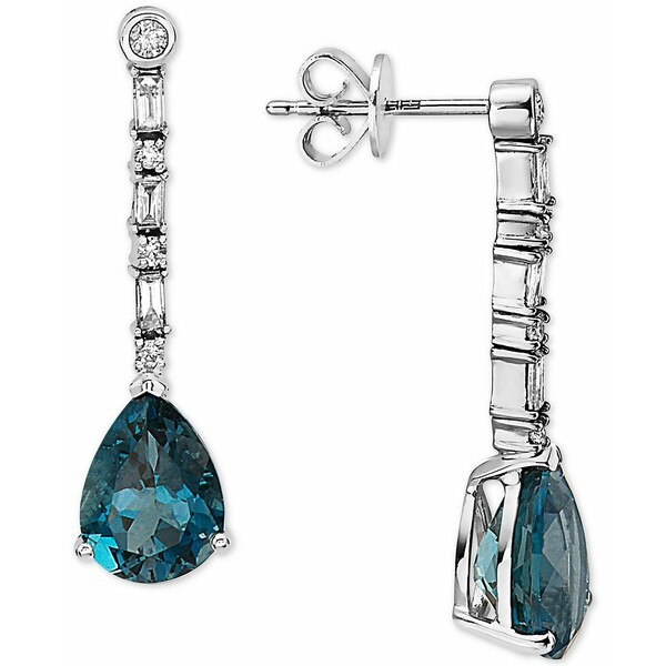 エフィー コレクション レディース ピアス＆イヤリング アクセサリー EFFY® London Blue Topaz (5-1/3 ct. t.w.) & Diamond (1/3 ct.