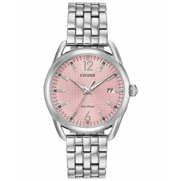 シチズン レディース 腕時計 アクセサリー Drive From Citizen Eco-Drive Women's Stainless Steel Bracelet Watch 36mm Silver