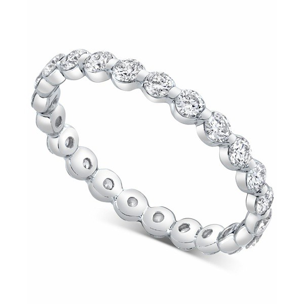 セイレーン レディース リング アクセサリー Diamond Eternity Band (1 ct. t.w.) in 14k White Gold White Gold