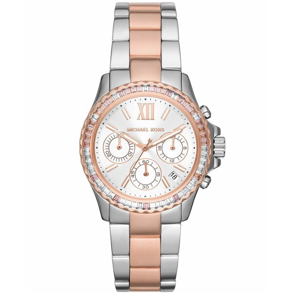 マイケルコース レディース 腕時計 アクセサリー Women's Everest Chronograph Two-Tone Stainless Steel Bracelet Watch 36mm Two-Tone