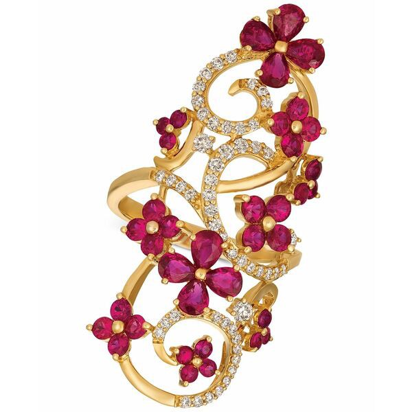 ルヴァン レディース リング アクセサリー Passion Ruby (2-9/10 ct. t.w.) & Diamond (1/2 ct. t.w.) Ring in 14k Gold Ruby