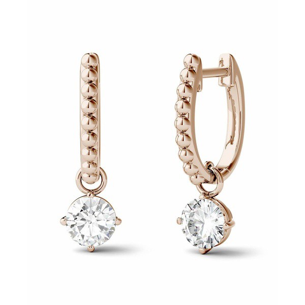 チャールズ アンド コルバード レディース ピアス＆イヤリング アクセサリー Moissanite Beaded Drop Earrings 1 ct. t.w. Diamond Equiv