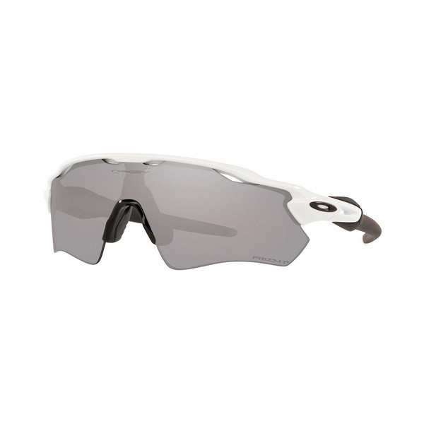 オークリー メンズ サングラス・アイウェア アクセサリー Polarized Sunglasses, OO9208 38 RADAR EV PATH POLISHED WHITE/PRIZM BLACK P