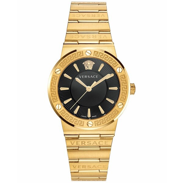 ヴェルサーチ レディース 腕時計 アクセサリー Women's Swiss Gold Ion-Plated Bracelet Watch 38mm Ip Yellow Gold