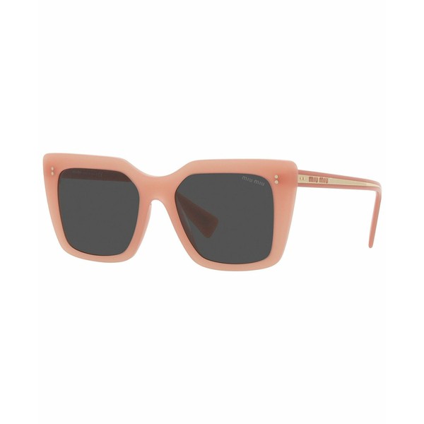 ミュウミュウ レディース サングラス＆アイウェア アクセサリー Women's Sunglasses, MU 02WS 53 Pink Opal