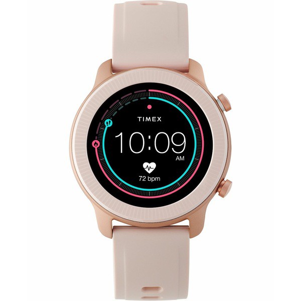 タイメックス レディース 腕時計 アクセサリー Women's Metropolitan R Blush Silicone Strap Amoled Touchscreen Smart Watch with GPS