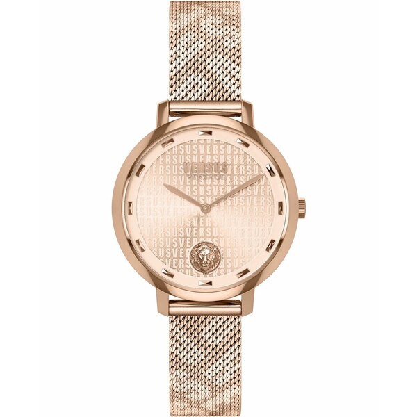 ヴェルサス ヴェルサーチ レディース 腕時計 アクセサリー Versus by Versace Women's La Villette Rose Gold-tone Stainless Steel Brac