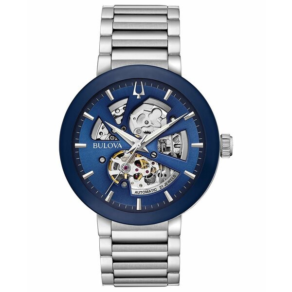 ブロバ メンズ 腕時計 アクセサリー Men's Futuro Stainless Steel Bracelet Watch 42mm No Color