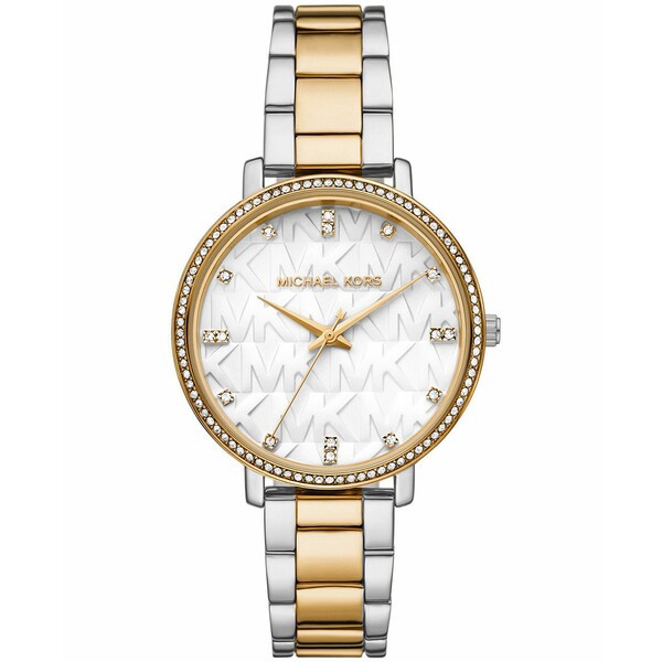 マイケルコース レディース 腕時計 アクセサリー Women's Pyper Two-Tone Stainless Steel Bracelet Watch 38mm Two Tone