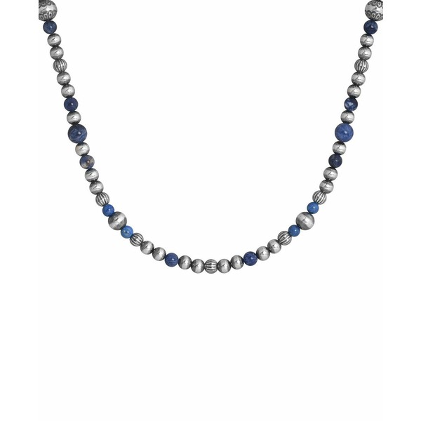 アメリカンウェスト レディース ネックレス・チョーカー・ペンダントトップ アクセサリー Gemstone Beaded Necklace with Extender Lapis