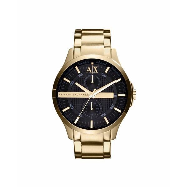 アルマーニ メンズ 腕時計 アクセサリー Men's Multi-function Gold Tone Stainless Steel Bracelet Watch 46mm Gold Tone