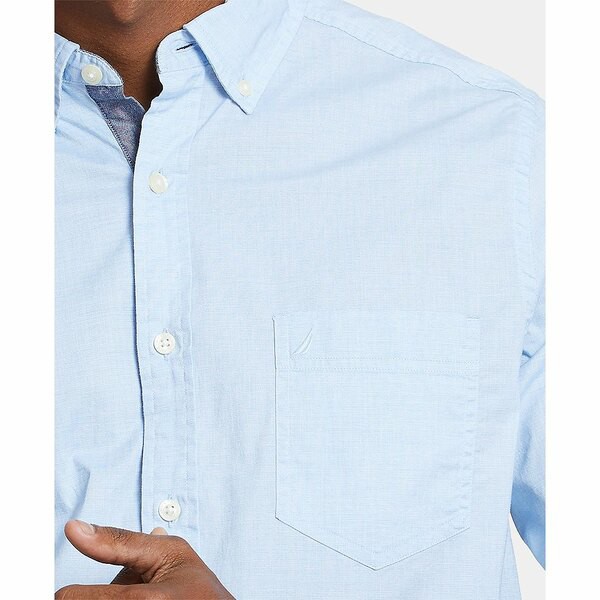 本物保証 ナウティカ Men's Classic-Fit Stretch Button-Down Shirt Light French Blueの通販はau PAY マーケット - asty|商品ロットナンバー:477725958 メンズ シャツ トップス 24H限定