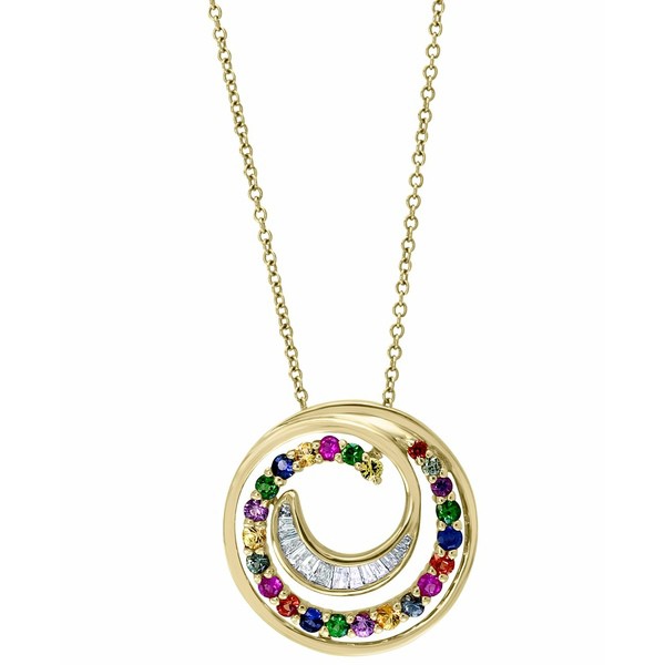 エフィー コレクション レディース ネックレス・チョーカー・ペンダントトップ アクセサリー EFFY® Multi-Gemstone (1 ct. t.w.) & D