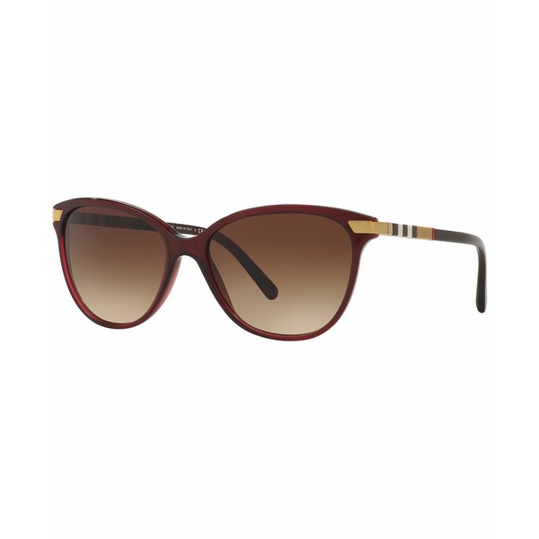 バーバリー レディース サングラス＆アイウェア アクセサリー Sunglasses, BE4216 BURGUNDY/BROWN GRADIENT