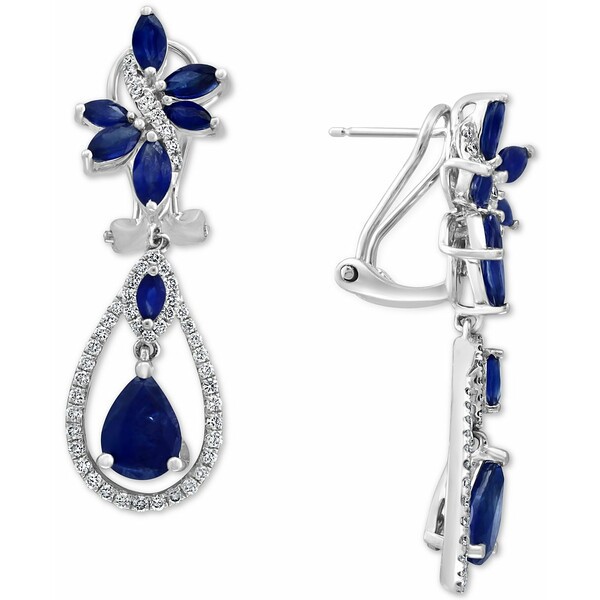 エフィー コレクション レディース ピアス＆イヤリング アクセサリー EFFY® Sapphire (4-5/8 ct. t.w.) & Diamond (5/8 ct. t.w.) Fa