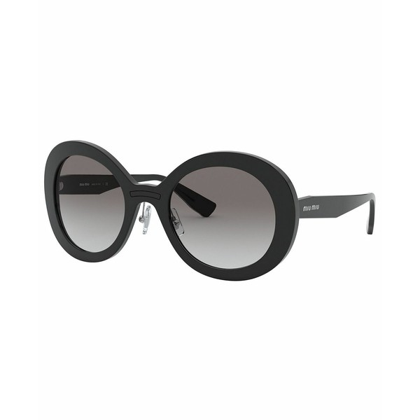 ミュウミュウ レディース サングラス＆アイウェア アクセサリー Women's Sunglasses, MU 04VS BLACK/GREY GRADIENT