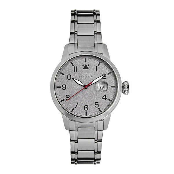 エレボン レディース 腕時計 アクセサリー Women's Stealth Silver-tone Alloy Bracelet Watch, 42mm Gray