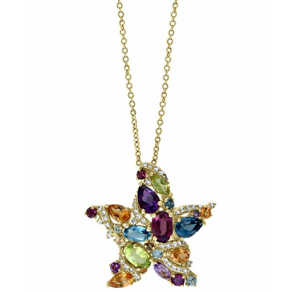 エフィー コレクション レディース ネックレス・チョーカー・ペンダントトップ アクセサリー EFFY® Multi-Gemstone (3-7/8 ct. t.w.)