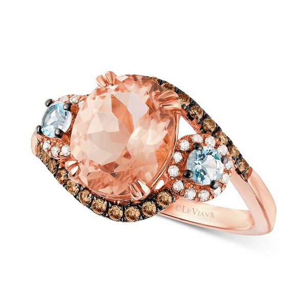 ルヴァン レディース リング アクセサリー Multi-Gemstone (2 ct. t.w.) & Diamond (1/4 ct. t.w.) in 14k Rose Gold Rose Gold