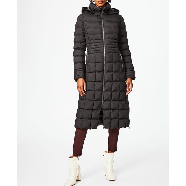 ベルナルド レディース ジャケット＆ブルゾン アウター Recycled Long Puffer Coat in Soft Micro Touch Titan