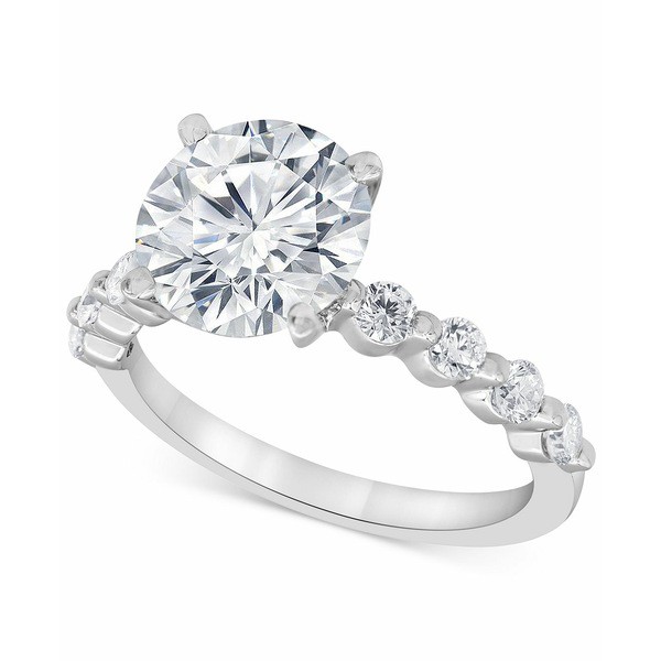 バッジェリーミシュカ レディース リング アクセサリー Certified Lab Grown Diamond Engagement Ring (3-1/2 ct. t.w.) in 14k White Go