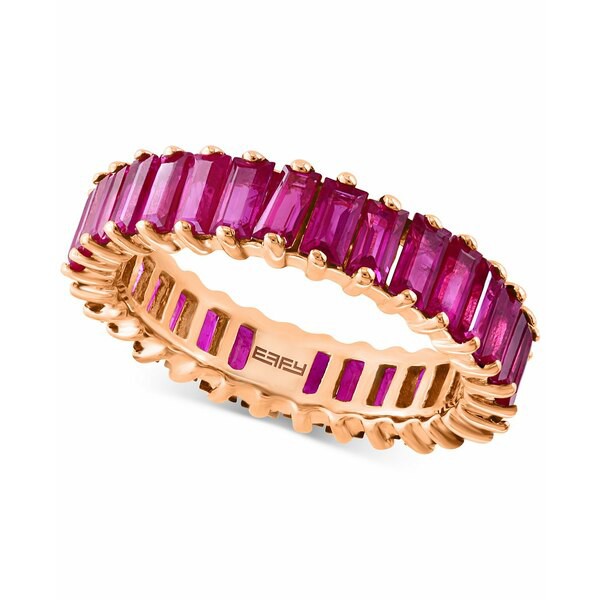 エフィー コレクション レディース リング アクセサリー EFFY® Ruby Baguette Band (3-7/8 ct. t.w.) Ring in 14k Gold (Also in Eme