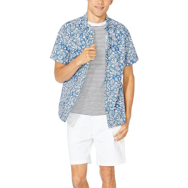 新作定番 ナウティカ Blue Sail Tropical Floral-Print Shirt, Created for Macy's True Blueの通販はau PAY マーケット - asty｜商品ロットナンバー：496064131 メンズ シャツ トップス Men's 低価大特価