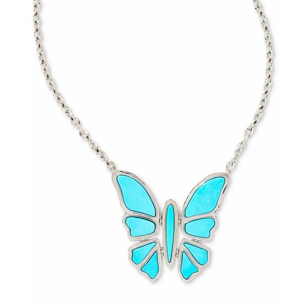 ケンドラスコット レディース ネックレス・チョーカー・ペンダントトップ アクセサリー Silver-Tone Ember Butterfly Statement Necklace