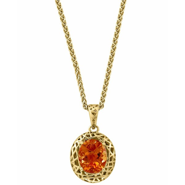 エフィー コレクション レディース ネックレス・チョーカー・ペンダントトップ アクセサリー EFFY® Citrine Solitiare 18" Pendant N