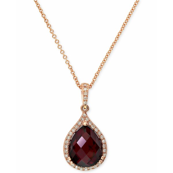 エフィー コレクション レディース ネックレス・チョーカー・ペンダントトップ アクセサリー Merlot by EFFY® Garnet (4-1/5 ct. t.w