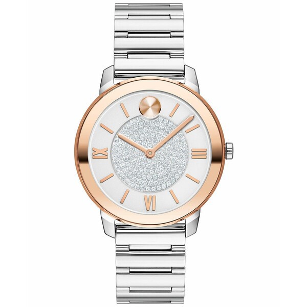 モバド レディース 腕時計 アクセサリー Women's Swiss Bold Luxe Stainless Steel Bracelet Watch 32mm Silver