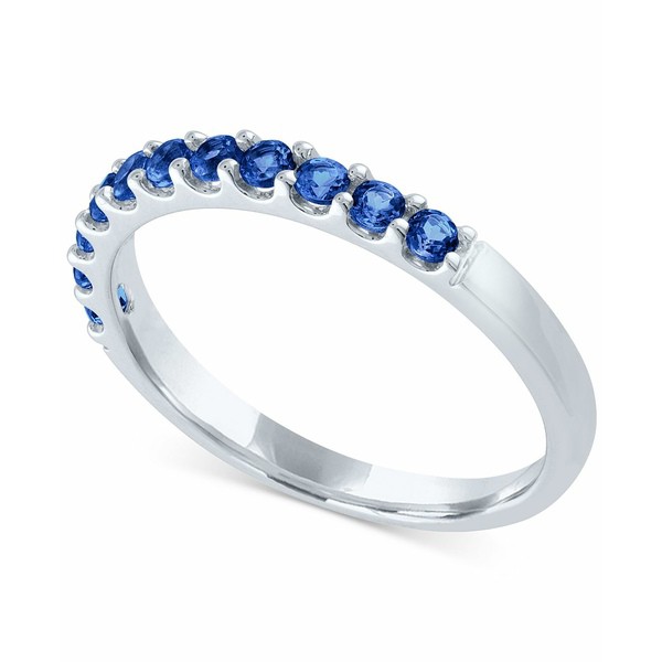 フォーエバー グロウン ダイヤモンズ レディース リング アクセサリー Lab-Created Blue Diamond Stack Ring (1/2 ct. t.w.) in Sterlin