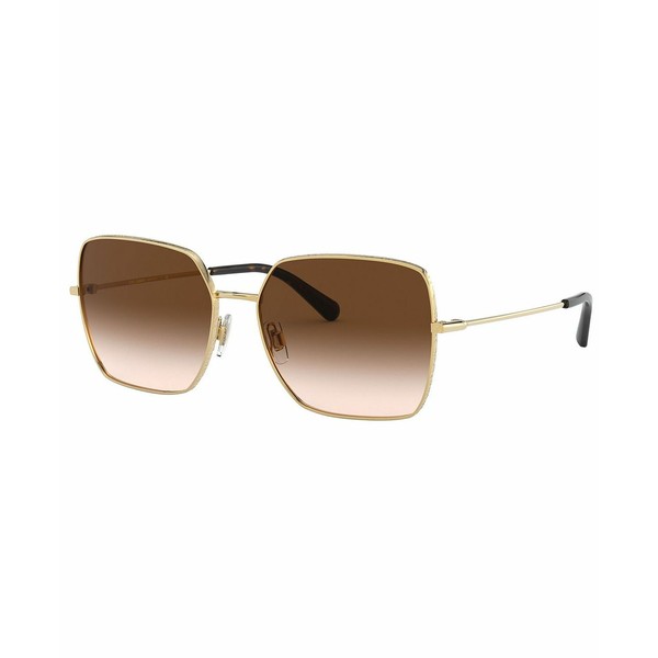 ドルチェ＆ガッバーナ レディース サングラス＆アイウェア アクセサリー Women's Sunglasses, DG2242 GOLD/BROWN GRADIENT