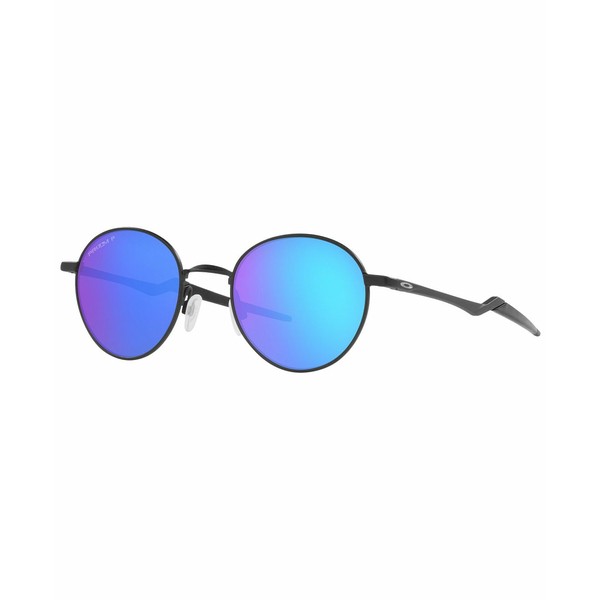 オークリー メンズ サングラス・アイウェア アクセサリー Men's Polarized Sunglasses, OO4146 Terrigal 51 Satin Light Steel