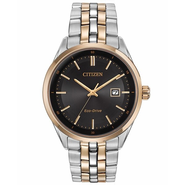 シチズン メンズ 腕時計 アクセサリー Men's Eco-Drive Two-Tone Stainless Steel Bracelet Watch 41mm BM7256-50E No Color