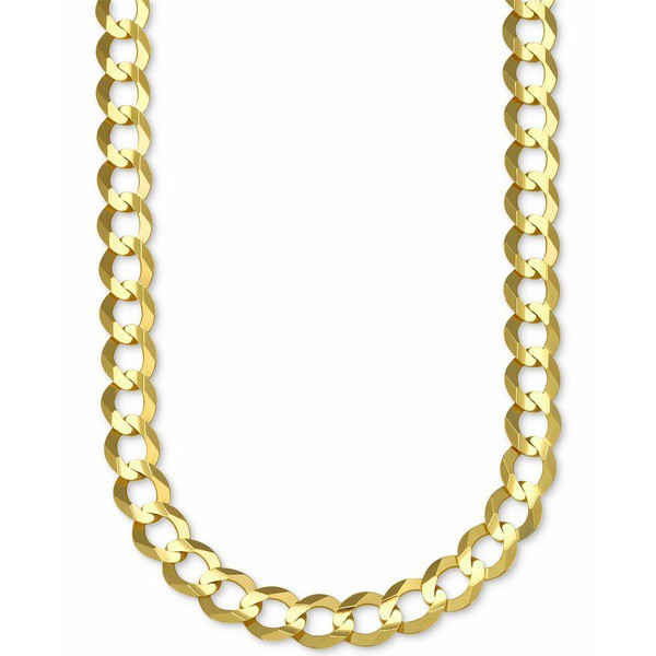 イタリアン ゴールド レディース ネックレス・チョーカー・ペンダントトップ アクセサリー 30" Open Curb Link Chain Necklace in Solid