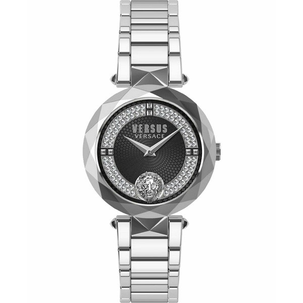 ヴェルサス ヴェルサーチ レディース 腕時計 アクセサリー Versus by Versace Women's Covent Garden Silver-tone Stainless Steel Brace