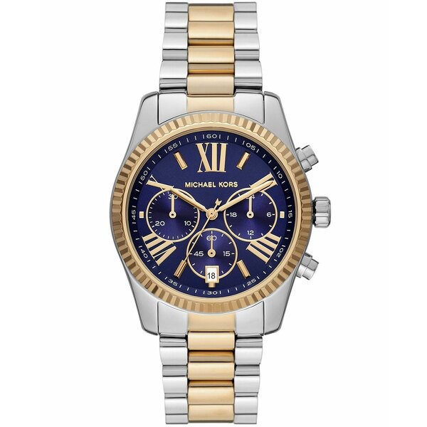 マイケルコース レディース 腕時計 アクセサリー Women's Lexington Chronograph Two-Tone Stainless Steel Bracelet Watch 38mm Two-Ton