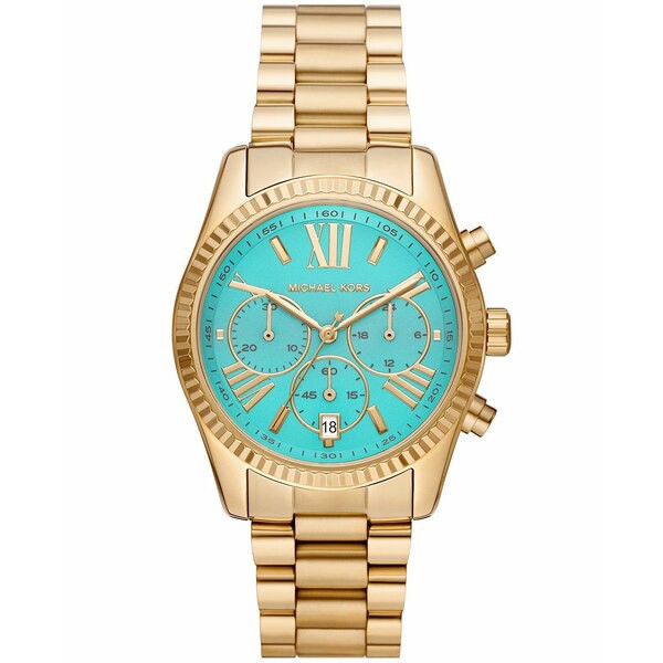 マイケルコース レディース 腕時計 アクセサリー Women's Lexington Chronograph Gold-Tone Stainless Steel Bracelet Watch 38mm Gold-T