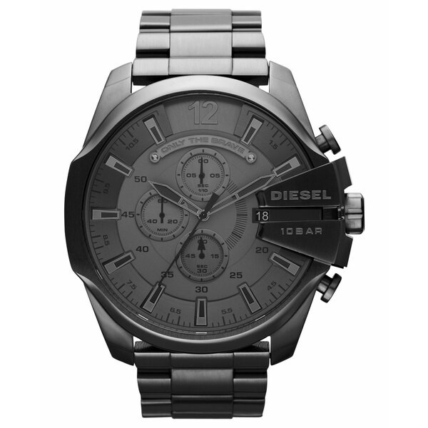 ディーゼル メンズ 腕時計 アクセサリー Men's Chronograph Gunmetal Ion-Plated Stainless Steel Bracelet Watch 51mm DZ4282 Gunmetal