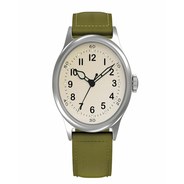 イーウォッチファクトリー メンズ 腕時計 アクセサリー Men's Tom Rice A11 Automatic Mechanical Green Canvas Strap Watch 38mm Green