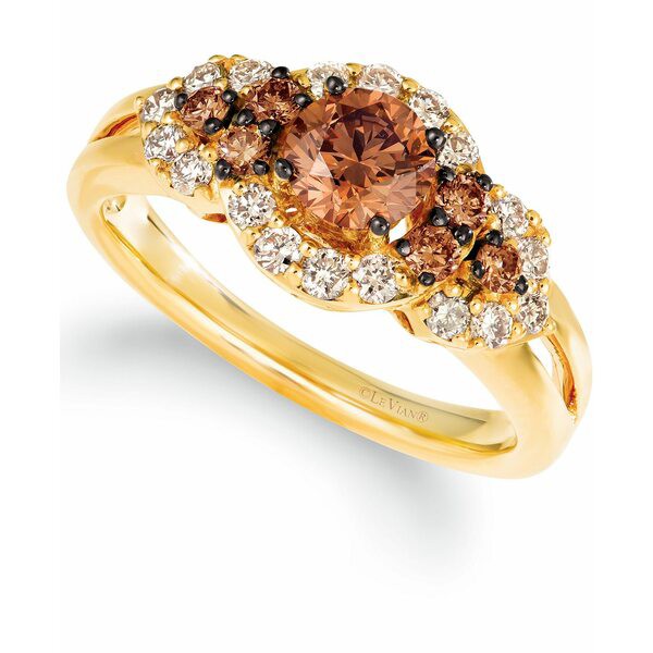 ルヴァン レディース リング アクセサリー Chocolate Diamonds® (5/8 ct. t.w.) & Nude Diamonds (3/8 ct. t.w) Statement Ring in 1