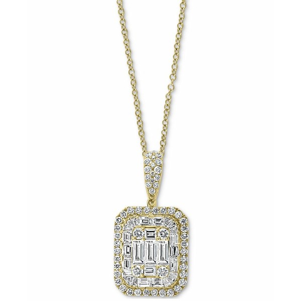 エフィー コレクション レディース ネックレス・チョーカー・ペンダントトップ アクセサリー EFFY® Diamond Cluster 18" Pendant Nec