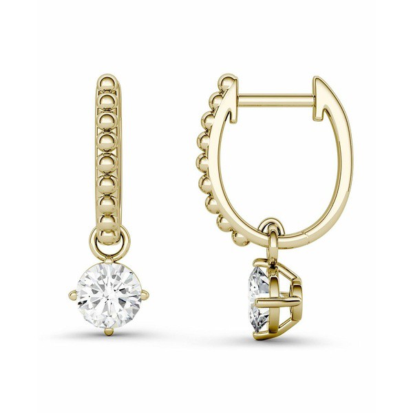 チャールズ アンド コルバード レディース ピアス＆イヤリング アクセサリー Moissanite Beaded Drop Earrings 1 ct. t.w. Diamond Equiv