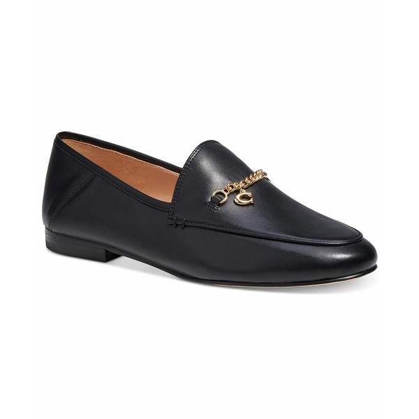 コーチ レディース サンダル シューズ Women's Hanna Chained Loafers Black