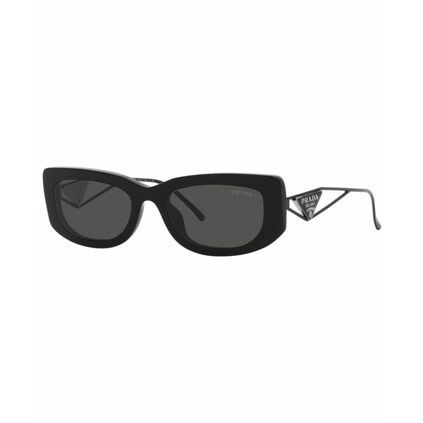 プラダ レディース サングラス＆アイウェア アクセサリー Women's Sunglasses, 53 Black