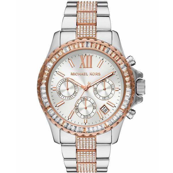 マイケルコース レディース 腕時計 アクセサリー Women's Everest Chronograph Two-Tone Stainless Steel Bracelet Watch 42mm Two Tone