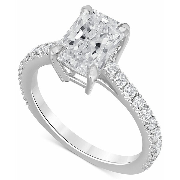 バッジェリーミシュカ レディース リング アクセサリー Certified Lab-Grown Diamond Radiant-Cut Engagement Ring (2-1/2 ct. t.w.) in