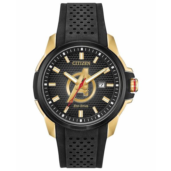 シチズン レディース 腕時計 アクセサリー Avengers Black Strap Watch 45mm Black